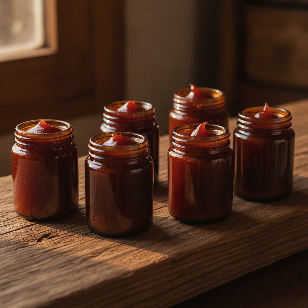 A lineup of dark shilajit resin jars, header for the shilajit buying guide